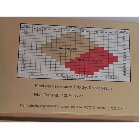 Leg Looks by Burlington Sheer pantyhose Med Long Navy sandalfoot 1982 - Picture 3 of 4